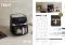 hâws airfryer 9L m. vindue