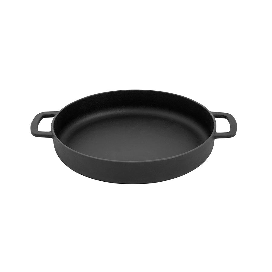 Combekk stegepande 28 cm – sort med dobbelthåndtag