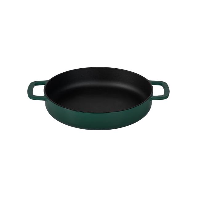 Combekk stegepande 24 cm – holly green med dobbelthåndtag