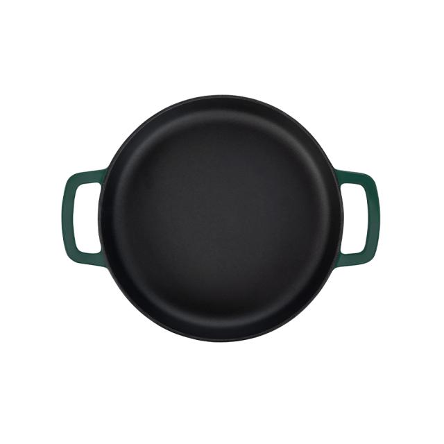 Combekk stegepande 24 cm – holly green med dobbelthåndtag