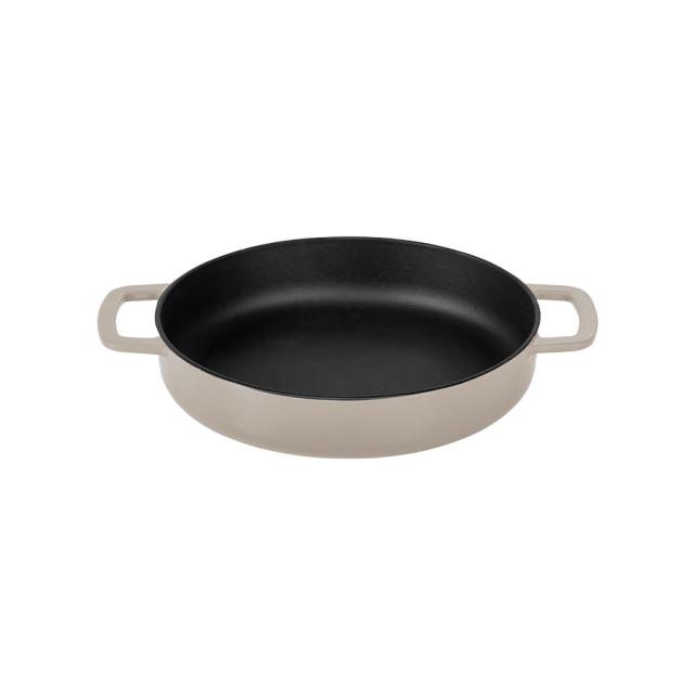 Combekk stegepande 24 cm – sand med dobbelthåndtag