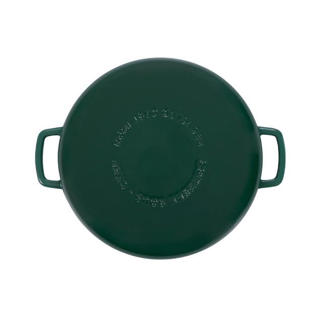 Combekk stegepande 28 cm – holly green med dobbelthåndtag