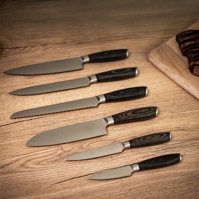 Damascus by hâws knivsæt – 6 dele, G10