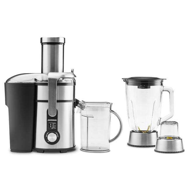 Gastroback Design Multi Juicer Digital Pro 3-i-1, sort/sølv