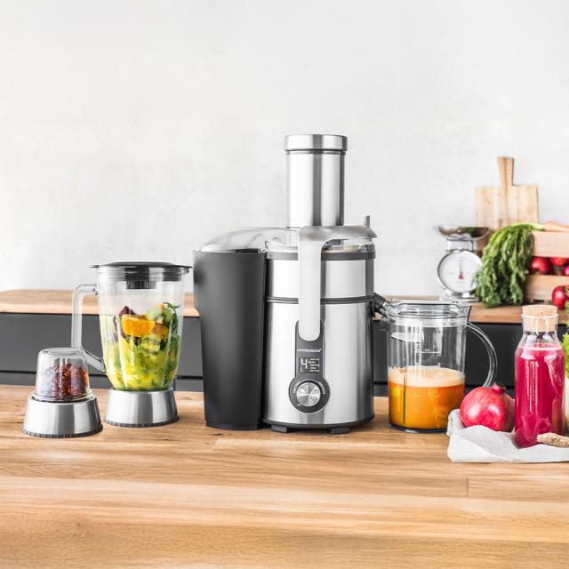 Gastroback Design Multi Juicer Digital Pro 3-i-1, sort/sølv