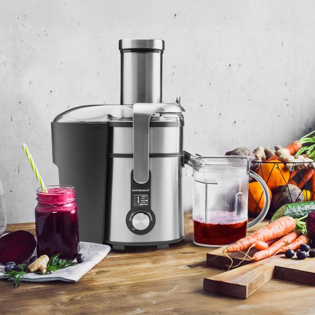 Gastroback Design Multi Juicer Digital Pro 3-i-1, sort/sølv