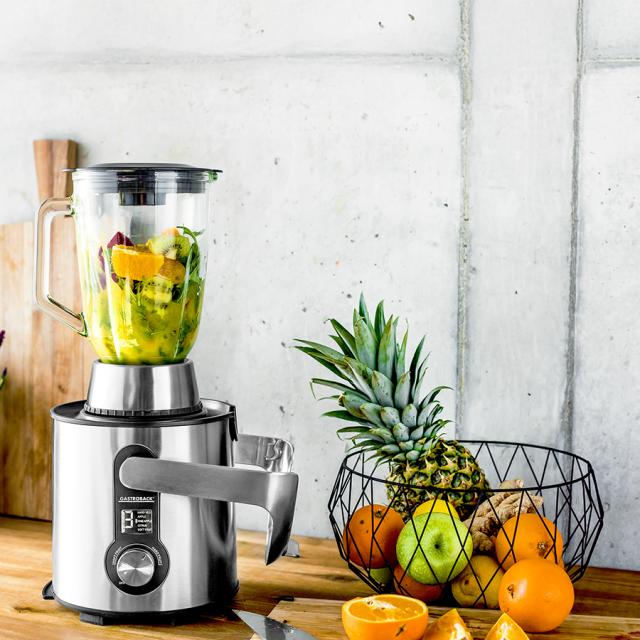 Gastroback Design Multi Juicer Digital Pro 3-i-1, sort/sølv