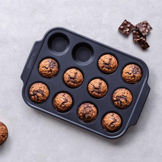 Greenpan muffinforme 12 stk.