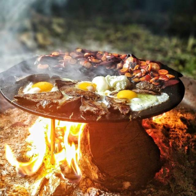 hâws støbejernspande til bål/grill 45 cm