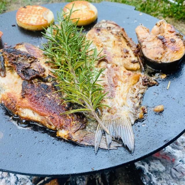 hâws støbejernspande til bål/grill 45 cm