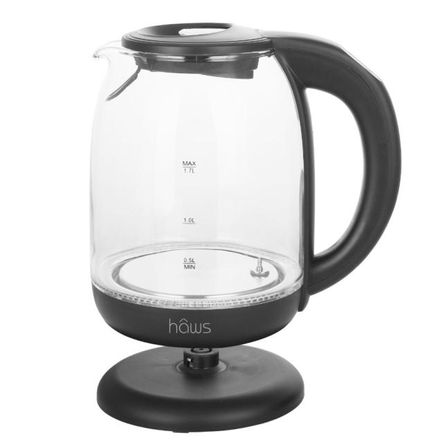 hâws elkedel, glas, 1,7L