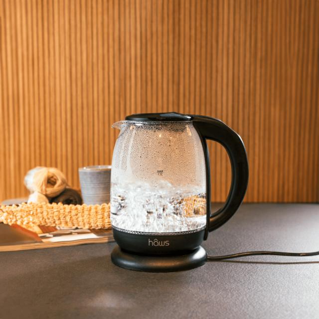 hâws elkedel, glas, 1,7L