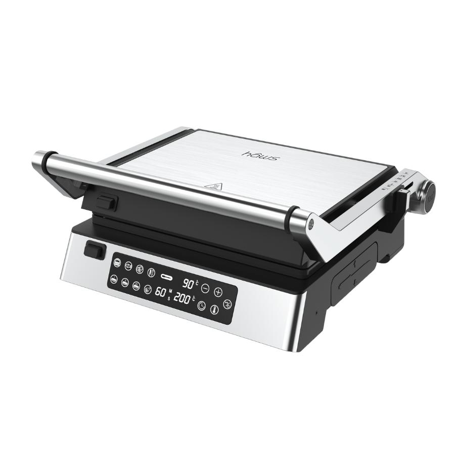 hâws kontaktgrill/paninigrill m/digitalt termometer, 2000W