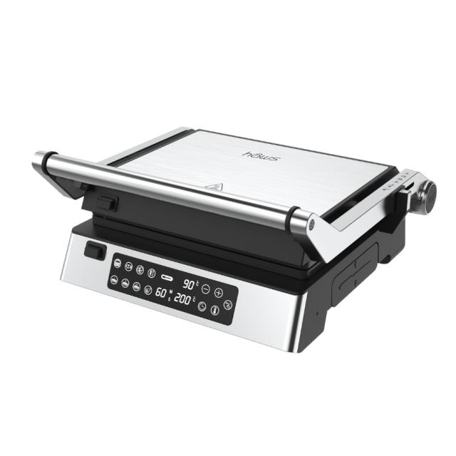 hâws kontaktgrill/paninigrill m/digitalt termometer, 2000W