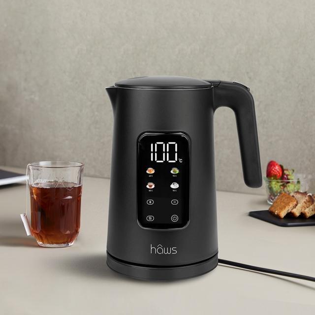 hâws elkedel m/touch, sort, 1,7L