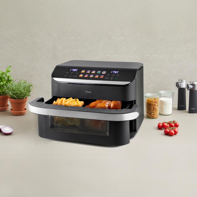 hâws airfryer 10L m/opdeler, 2400W