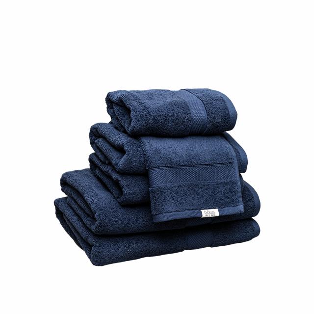 hâws relax håndklædesæt 6 dele, navy