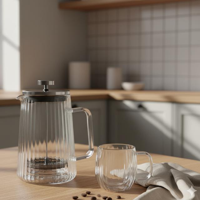 hâws Santo stempelkandesæt 7 dele – klar glas