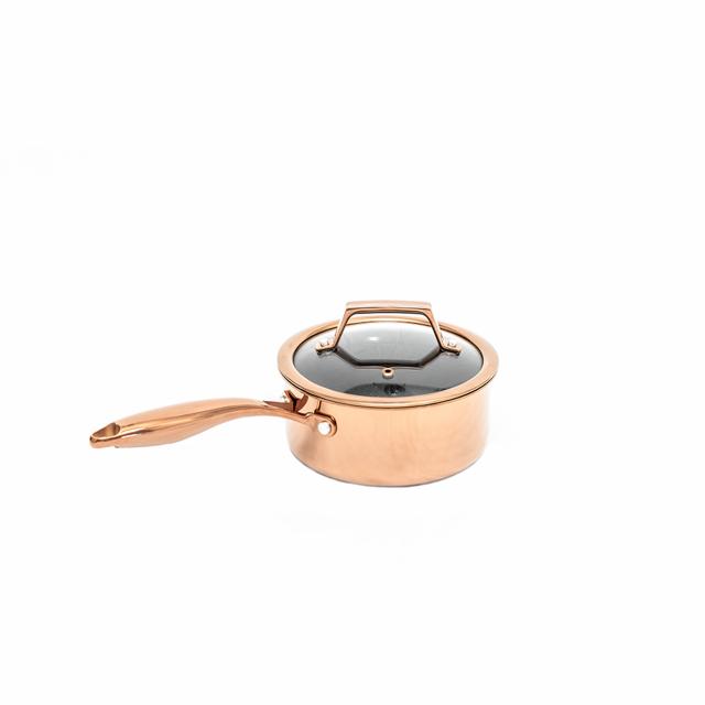 hâws santo hybrid kasserolle 1,5 L, rose gold – inkl. låg