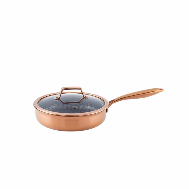 hâws santo hybrid sauterpande 24 cm, rose gold – inkl. låg