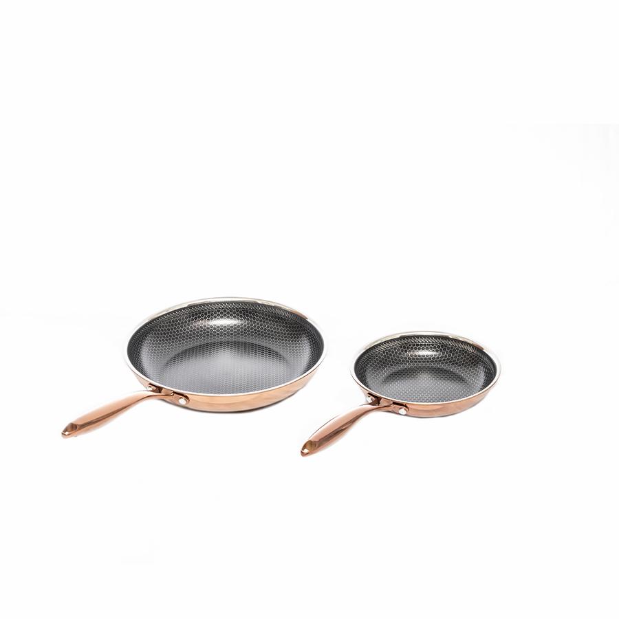 hâws santo hybrid stegepandesæt 20+28 cm, rose gold