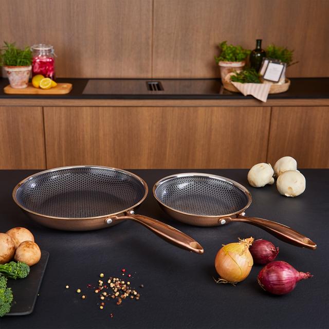 hâws santo hybrid stegepandesæt 20+28 cm, rose gold