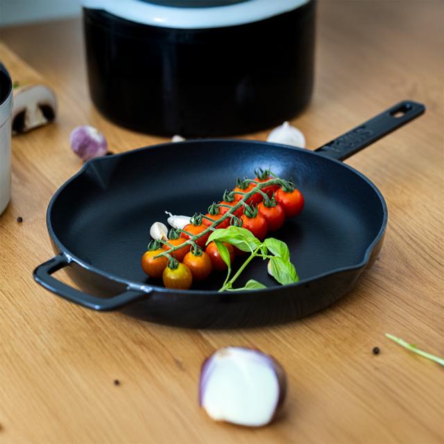 hâws santo støbejernspande 28 cm, sort