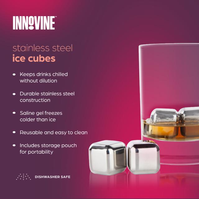 Innovine whiskysten i rustfrit stål