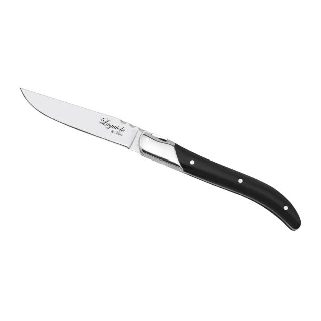 Laguiole by hâws steakknivsæt – 6 dele, sort træ