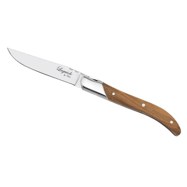 Laguiole by hâws steakbestiksæt – 12 dele, oliventræ
