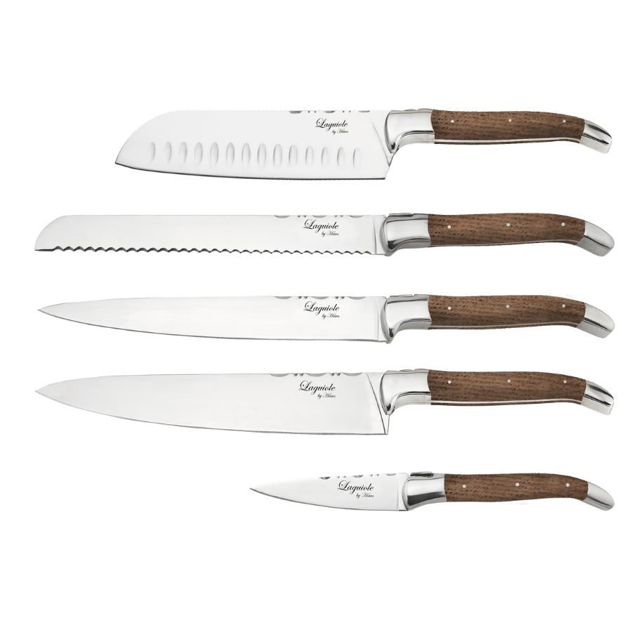 Laguiole by hâws knivsæt – 5 dele, eg