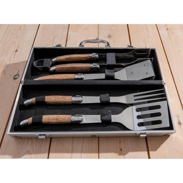 Laguiole by hâws bbq-sæt – 4 dele, eg