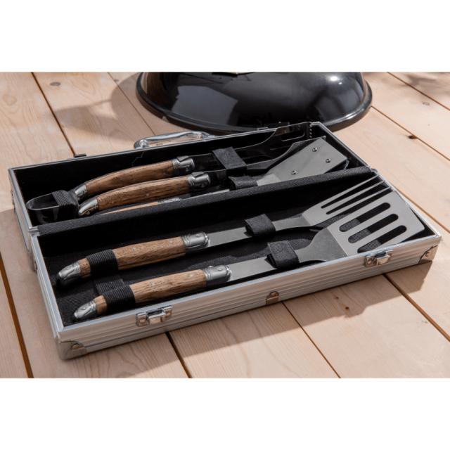 Laguiole by hâws bbq-sæt – 4 dele, eg