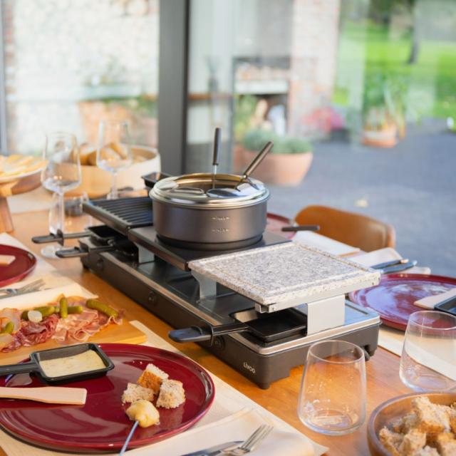 Livoo raclette & fondue, 12 personer
