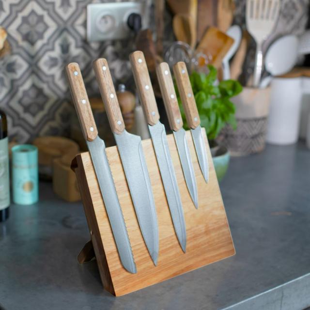 Livoo knivsæt med magnetisk holder