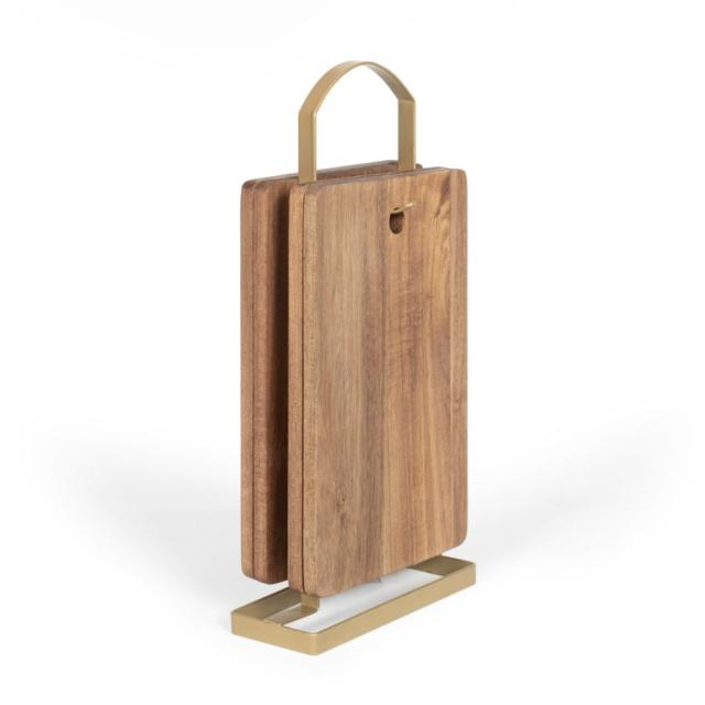 Livoo skærebrætter med holder, 4 stk