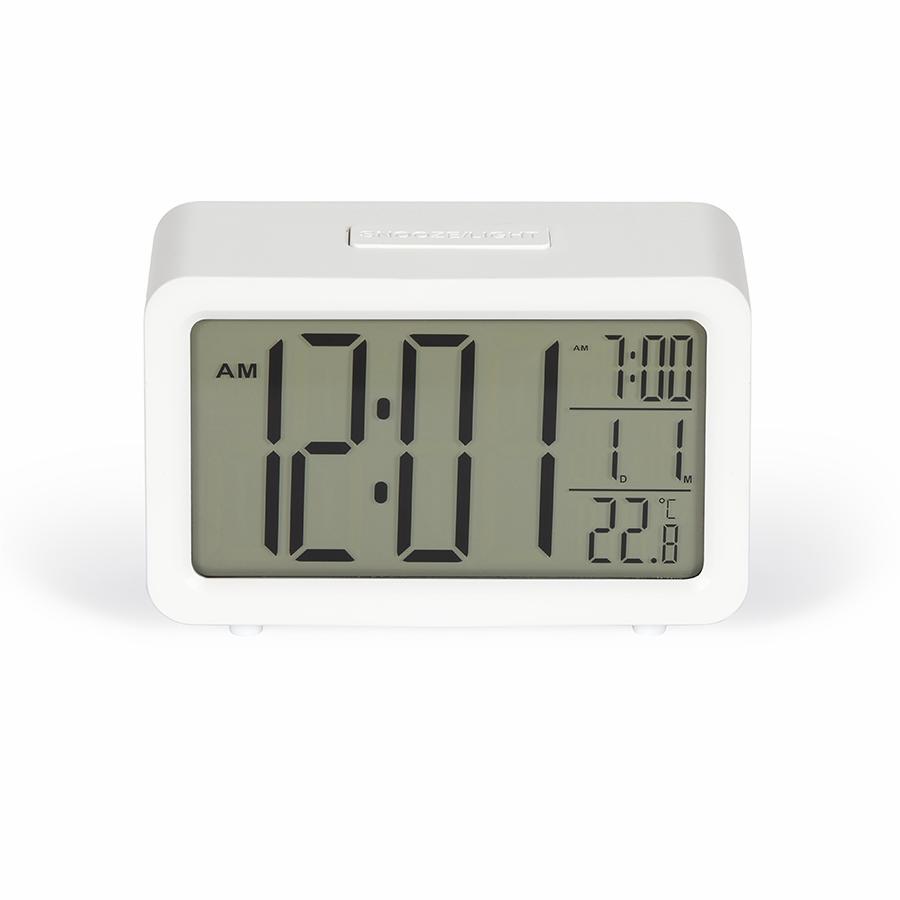 Livoo digitalt vækkeur, hvid