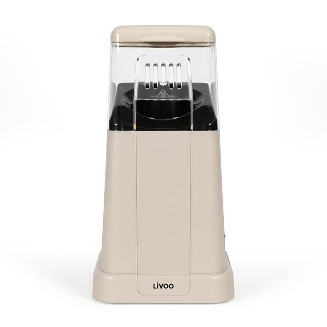 Livoo popcornmaskine 1200 W, creme