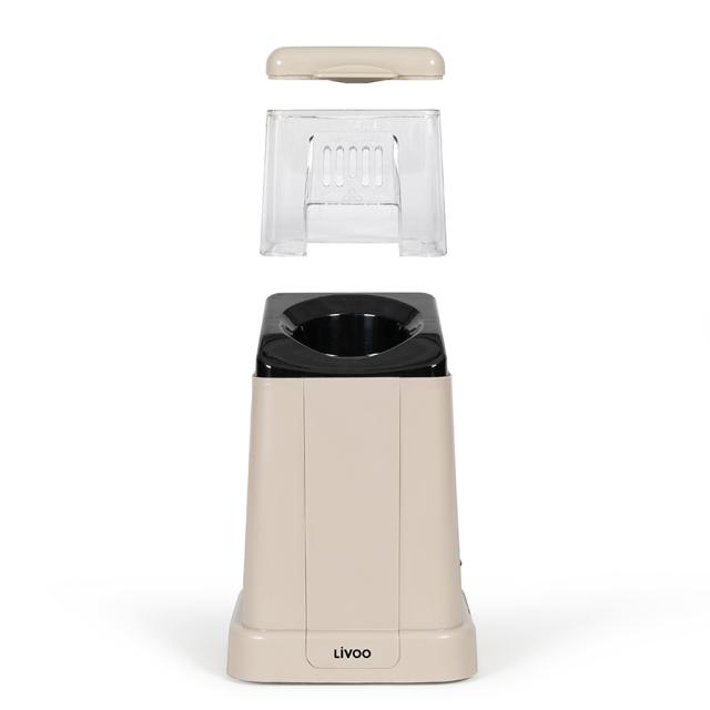 Livoo popcornmaskine 1200 W, creme