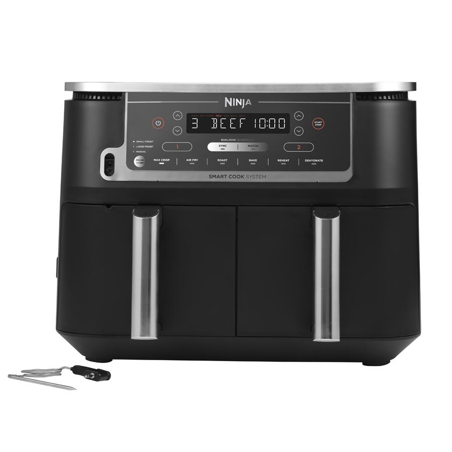Ninja Foodi Airfryer Max Dual Zone 9,5L 2470 W m/temperaturprobe