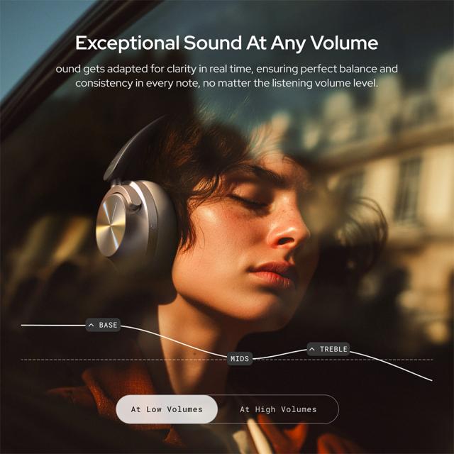 Noise Master Buds Max ANC over-ear høretelefoner, onyx