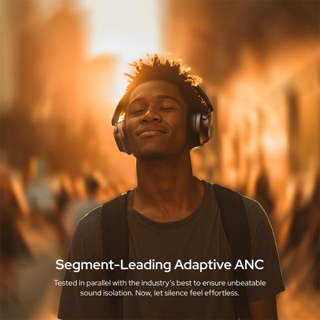Noise Master Buds Max ANC over-ear høretelefoner, onyx