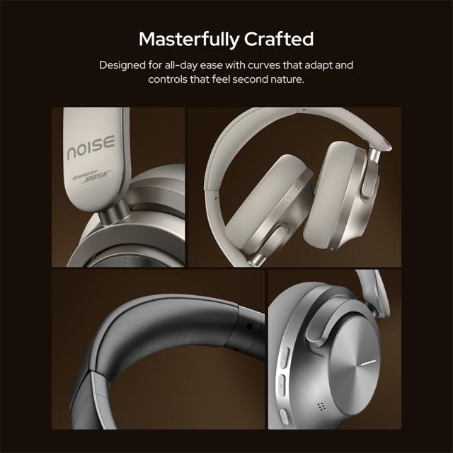 Noise Master Buds Max ANC over-ear høretelefoner, titanium