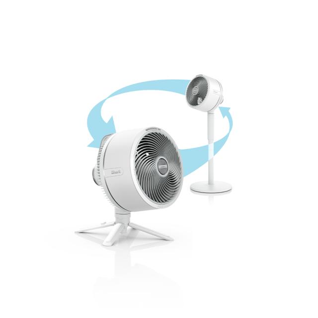 Shark FlexBreeze hybrid ventilator ledningsfri & ledning, hvid