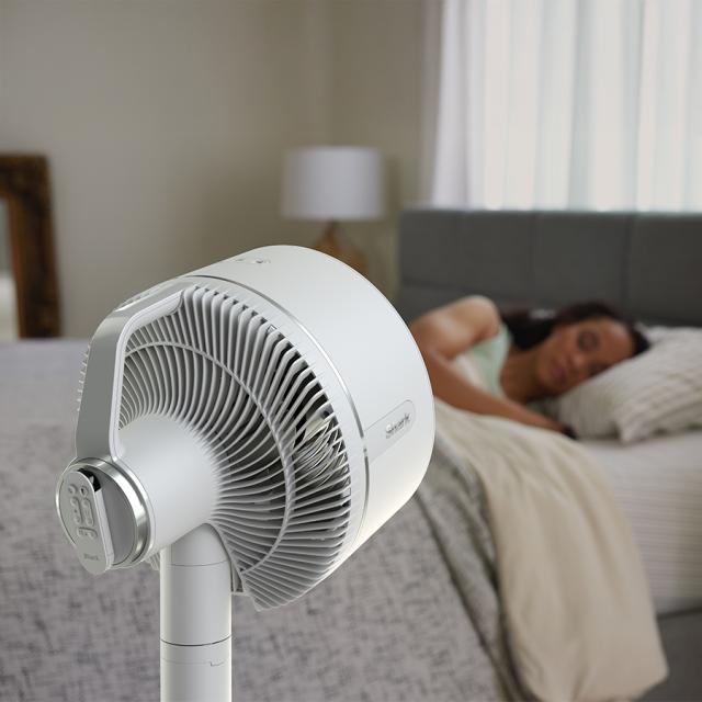 Shark FlexBreeze hybrid ventilator ledningsfri & ledning, hvid