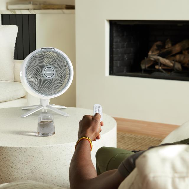 Shark FlexBreeze hybrid ventilator ledningsfri & ledning, hvid