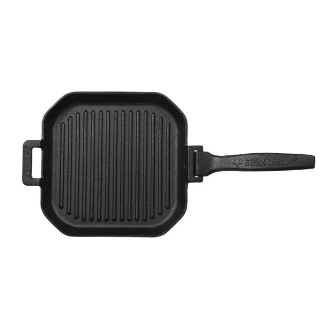 Steak Champ 5010 Grillstegepande i støbejern 26 cm